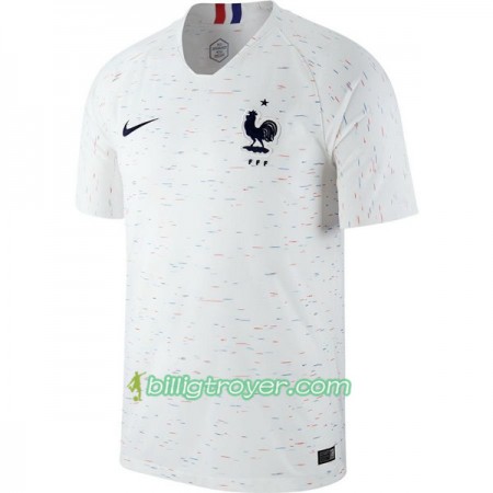 Billige Fotballdrakter Frankrike VM 2018 Bortedraktsett Kortermet